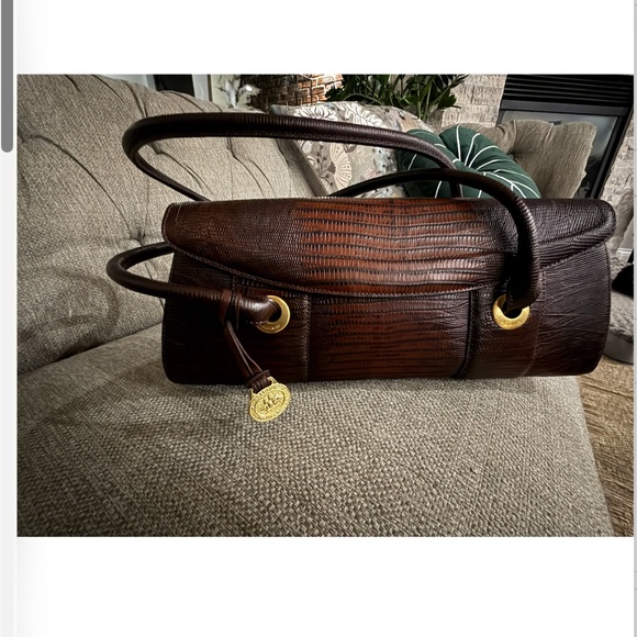 NWT GORGEOUS Brahmin Rosalie Truffle Cooper Shoulder Bag - Picture 11 of 13